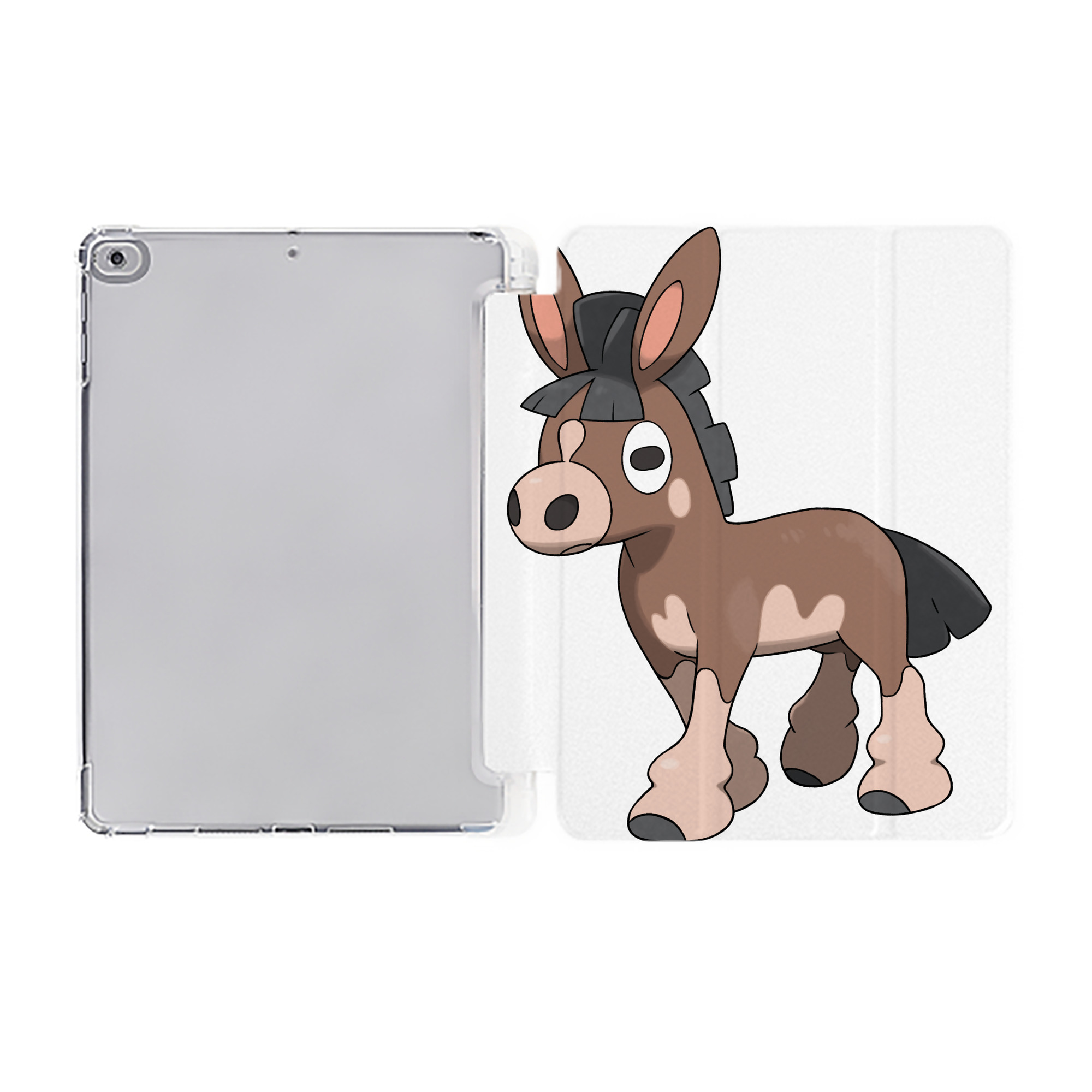 （画像用） ポケットモンスター Pokémon IPad ケース ペン収納付き 三つ折りスタンド PUレザー×シリコン 対応機種9.5/10.5/10.9インチ